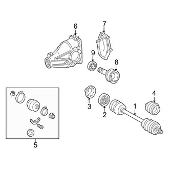 Mercedes-Benz OE - Rear Suspension - Axle & Differential