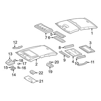 Mercedes-Benz OE - Roof - Interior Trim