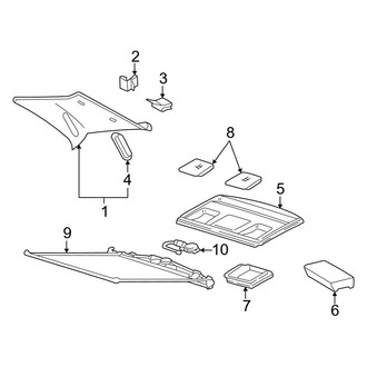 Mercedes-Benz OE - Quarter Panel - Interior Trim