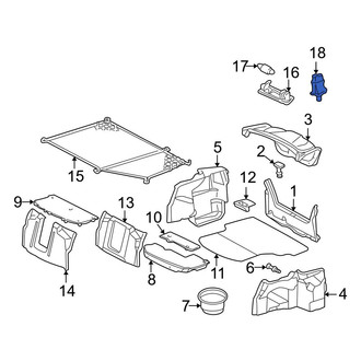 Mercedes-Benz OE - Rear Trunk Open Warning Switch