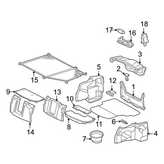 Mercedes-Benz OE - Rear Body & Floor - Interior Trim