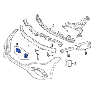 Mercedes-Benz OE - Front Bumper Cover Hardware Kit