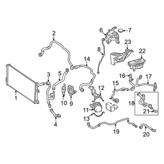 Mercedes-Benz OE - Cooling - Radiator & Components (Battery Cooling)