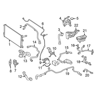 Mercedes-Benz OE - Cooling - Radiator & Components (Battery Cooling)