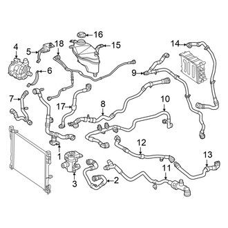Mercedes-Benz OE - Cooling - Hoses & Lines (Front)