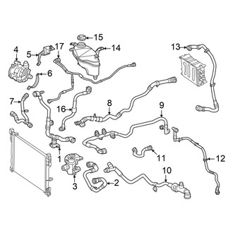 Mercedes-Benz OE - Cooling - Hoses & Lines (Front)