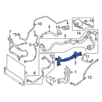 Mercedes-Benz OE - A/C Refrigerant Suction Hose