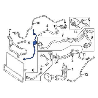 Mercedes-Benz OE - A/C Refrigerant Liquid Hose