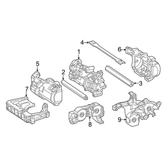 Mercedes-Benz OE - Air Conditioner & Heater - Compressor