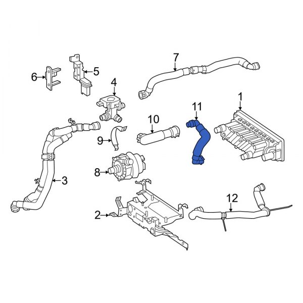 HVAC Heater Hose