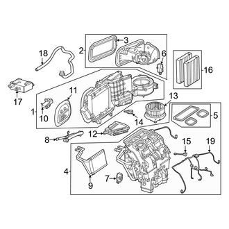 Mercedes-Benz OE - Air Conditioner & Heater - Evaporator & Heater Components