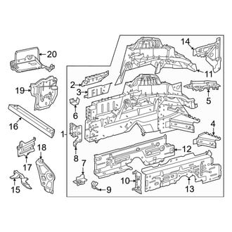 Mercedes-Benz OE - Fender - Structural Components & Rails