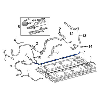 Mercedes-Benz OE - Drive Motor Battery Pack Control Module Wiring Harness