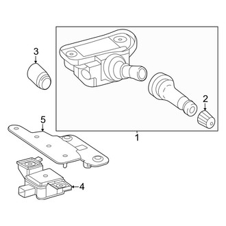 Mercedes-Benz OE - Electrical - Tire Pressure Monitor Components