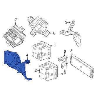 Mercedes-Benz OE - Front Hybrid & Electric Vehicle Sound Alert Speaker Bracket