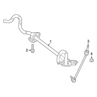 Mercedes-Benz OE - Front Suspension - Stabilizer Bar & Components