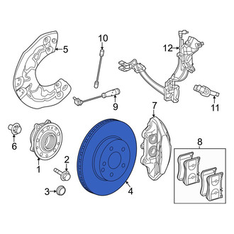 Mercedes-Benz OE - Front Disc Brake Rotor