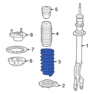 Mercedes-Benz OE - Front Coil Spring