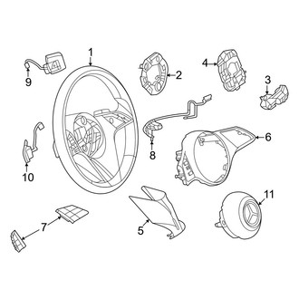 Mercedes-Benz OE - Steering Wheel & Trim (Standard Wheel)