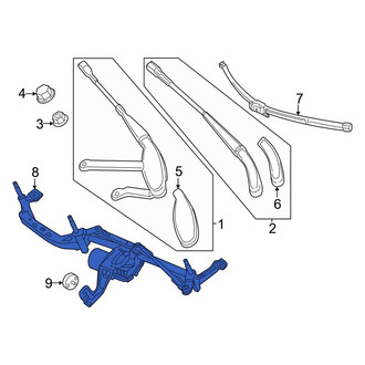 Mercedes-Benz OE - Wiper Motor