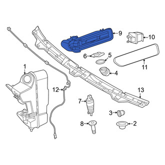 Mercedes-Benz OE - Front Washer Fluid Reservoir Filler Pipe