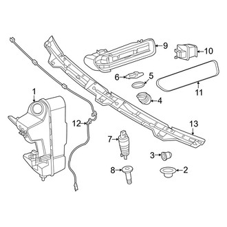 Mercedes-Benz OE - Windshield - Washer Components