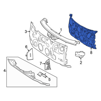 Mercedes-Benz OE - Front Sound Absorber
