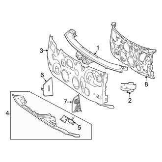 Mercedes-Benz OE - Cowl (Cowl, Dash & Components)