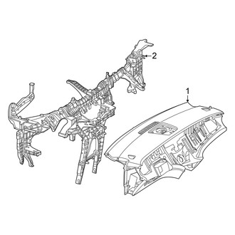 Mercedes-Benz OE - Instrument Panel (With Hyperscreen)