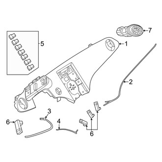 Mercedes-Benz OE - Instrument Panel Components (W/O Hyperscreen, Center Trim Panel)