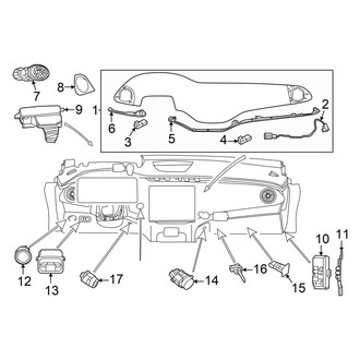 Mercedes-Benz OE - Instrument Panel - Cluster & Switches (With Hyperscreen)