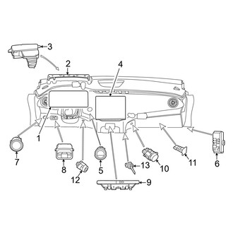 Mercedes-Benz OE - Instrument Panel - Cluster & Switches (W/O Hyperscreen)