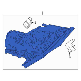 Mercedes-Benz OE - Front Glove Box Assembly