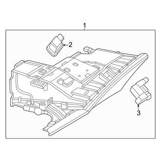 Mercedes-Benz OE - Instrument Panel - Glove Box (W/O Hyperscreen)