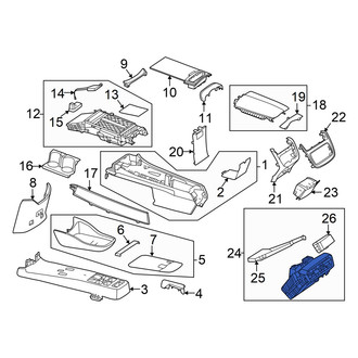 Mercedes-Benz OE - Console Air Vent