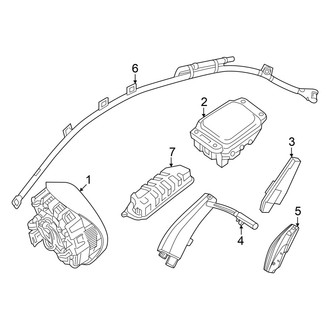 Mercedes-Benz OE - Restraint Systems - Air Bag Components (Air Bags)