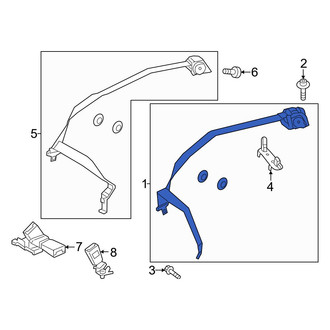Mercedes-Benz OE - Front Left Seat Belt Lap and Shoulder Belt