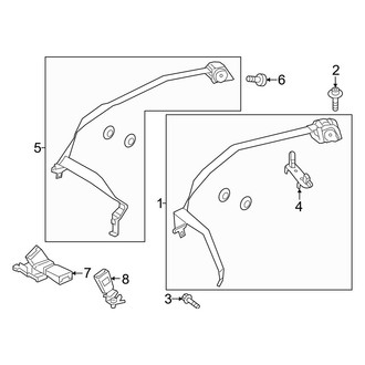 Mercedes-Benz OE - Restraint Systems - Rear Seat Belts