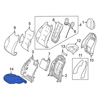 Mercedes-Benz OE - Front Right Seat Cushion Foam