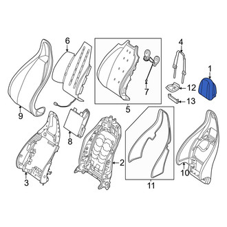Mercedes-Benz OE - Front Right Headrest