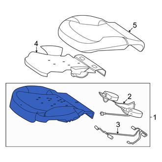 Mercedes-Benz OE - Front Left Seat Cushion Foam