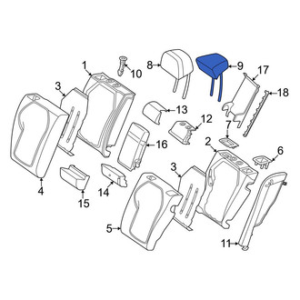 Mercedes-Benz OE - Rear Center Headrest