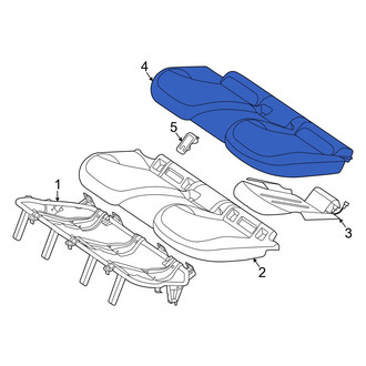 Mercedes-Benz OE - Rear Seat Cover