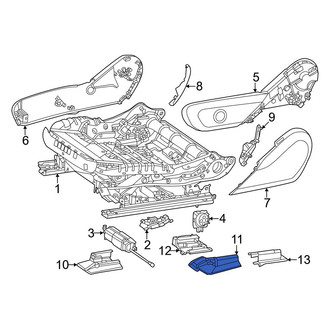 Mercedes-Benz OE - Seat Track Cover