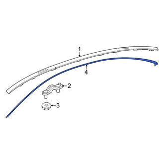 Mercedes-Benz OE - Right Roof Drip Molding