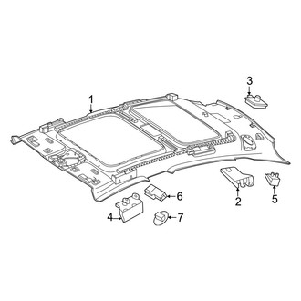 Mercedes-Benz OE - Roof - Interior Trim (Headliner & Components)