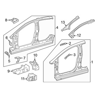 Mercedes-Benz OE - Pillars, Rocker & Floor - Aperture Panel