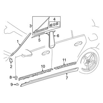 Mercedes-Benz OE - Pillars, Rocker & Floor - Exterior Trim