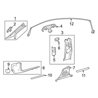 Mercedes-Benz OE - Pillars, Rocker & Floor - Interior Trim