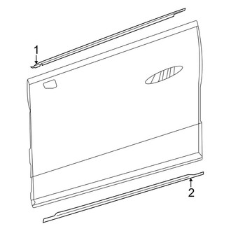 Mercedes-Benz OE - Front Door - Exterior Trim